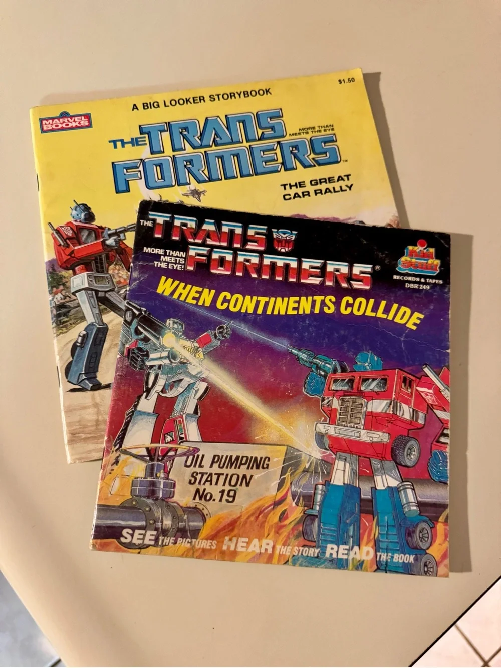 10 Transformers Vintage Storybooks